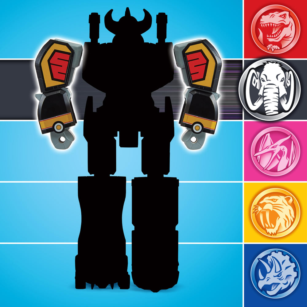 Deluxe Combinable Dinozord collection ready for building battles
