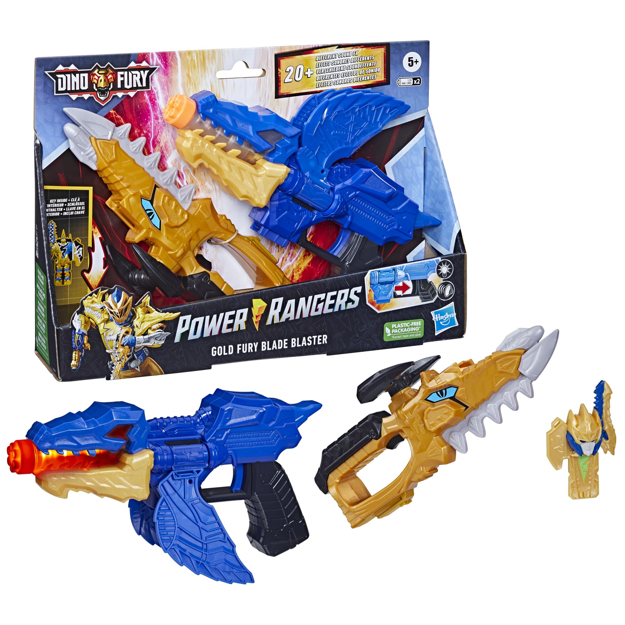 Kid-friendly size and sturdy build ideal for pretend battles.