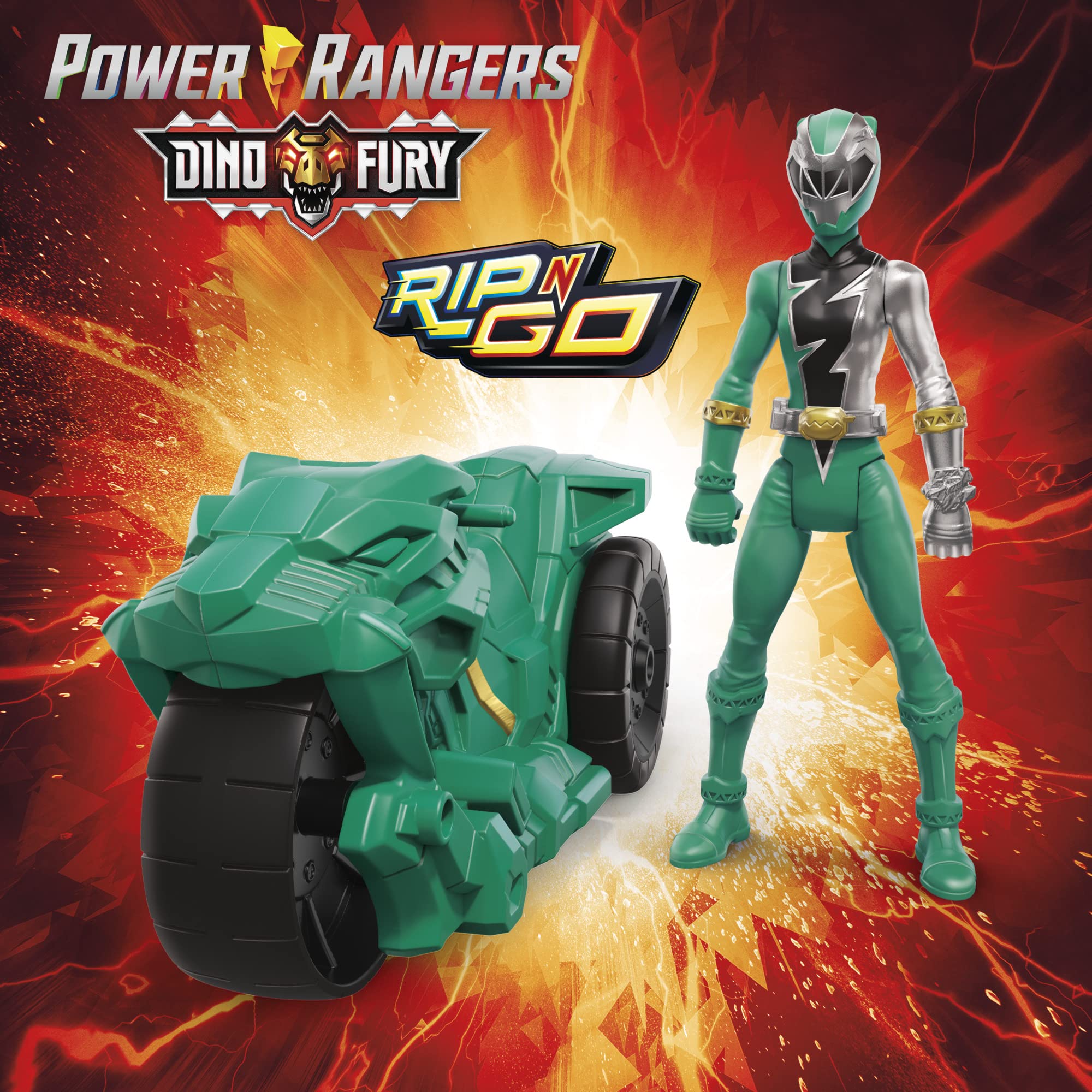 Power Rangers Dino Fury official packaging from Hasbro.