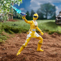 Power Rangers Dino Thunder Yellow Ranger Thundermax Blaster included.