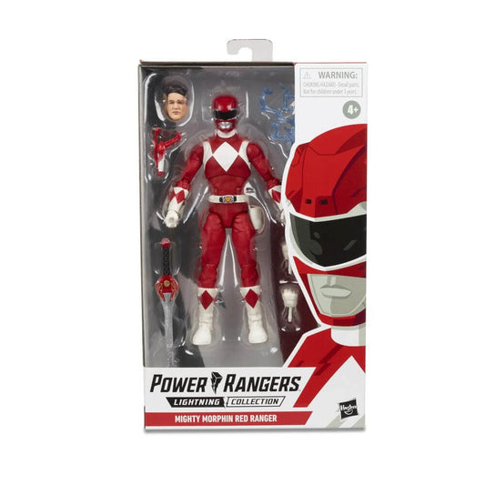 Power Rangers E7755 red ranger power sword enhances action-ready play.