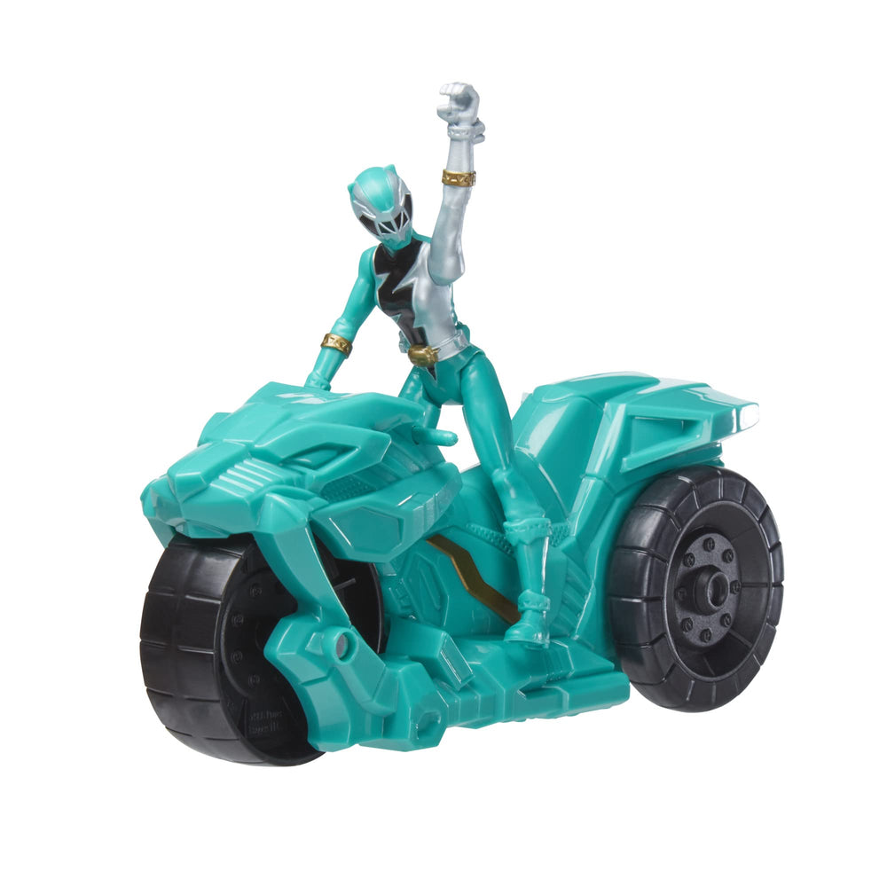 Power Rangers Green Ranger on Sabertooth Battle Rider boosting storytelling adventures.