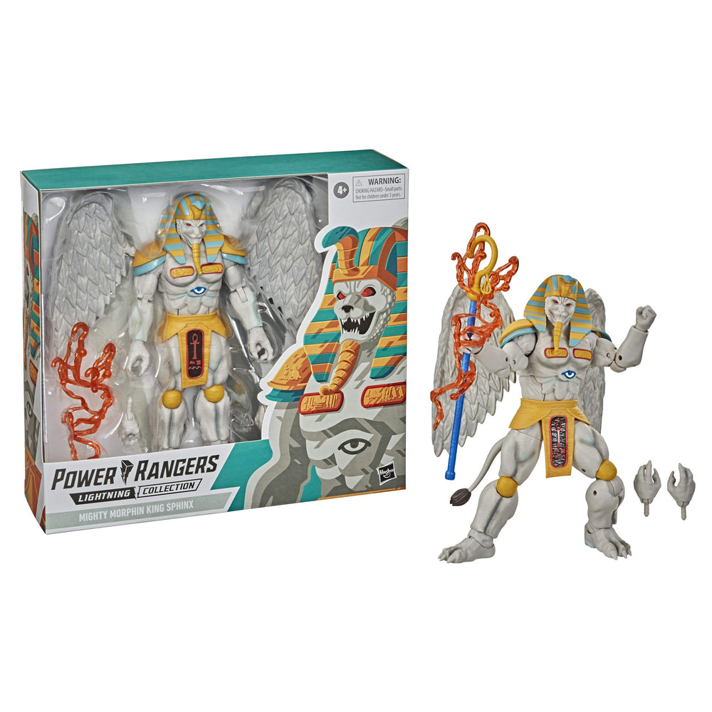 Power Rangers King Sphinx alternate hands expand pose possibilities.