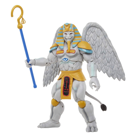 Power Rangers King Sphinx scepter accessory enhances display options.