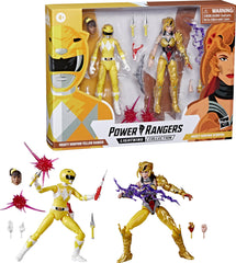 Power Rangers Lightning Collection Aisha and Scorpina front view for display.
