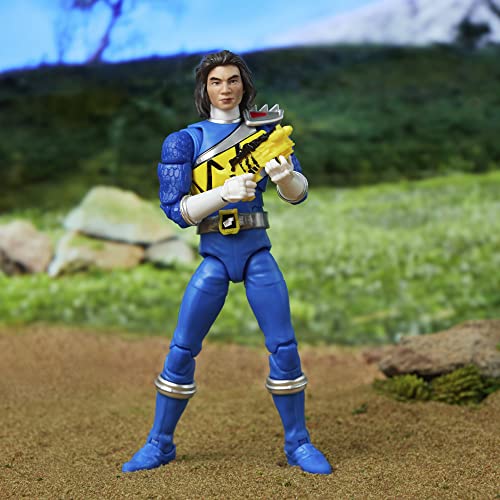 Power Rangers Lightning Collection 6-inch Blue Ranger weapons and accessories included