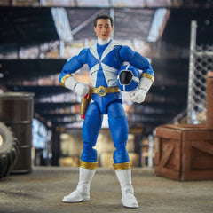 Power Rangers Lightning Collection Blue Ranger unhelmeted head swap for alternate look