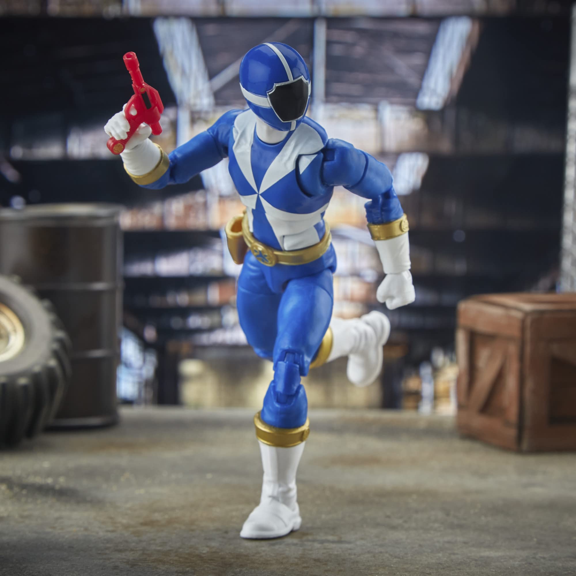 Power Rangers Lightning Collection Blue Ranger weapons set with extra hands