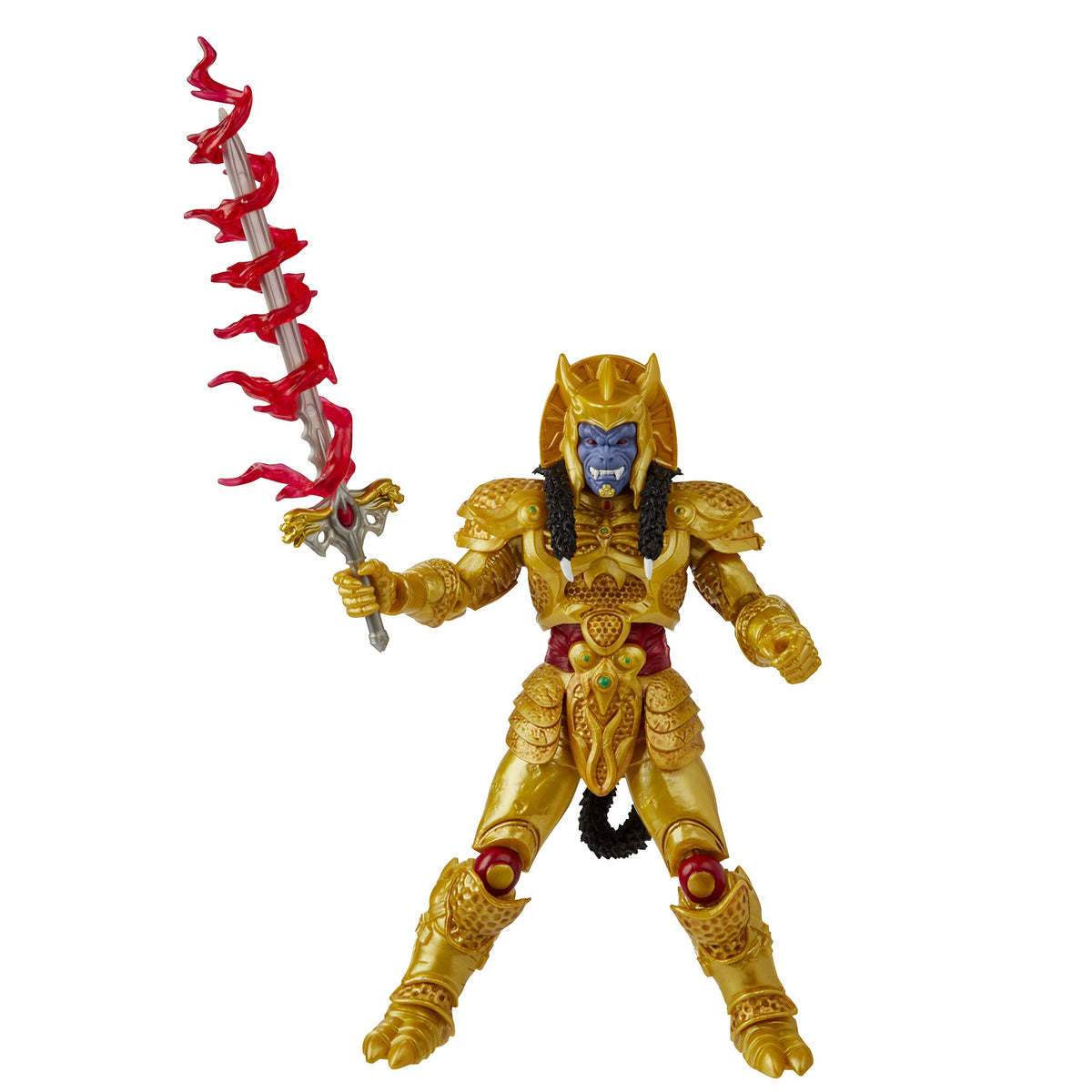 Power Rangers Goldar Lightning Collection front pose highlights premium paint and detail.