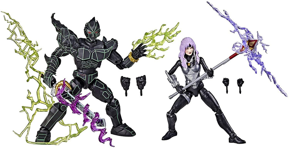 Power Rangers Lightning Collection Ecliptor and Astronema figure front pose for display