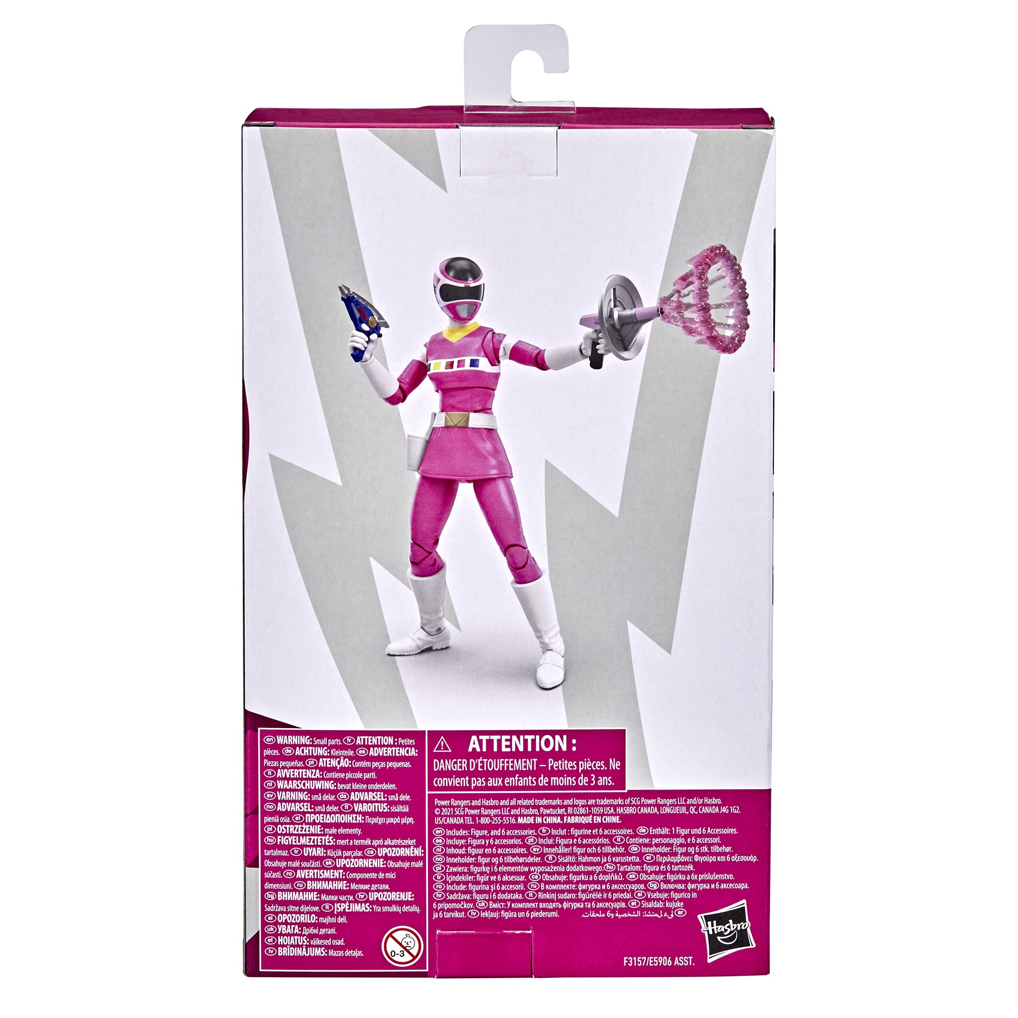 Power Rangers In Space Pink Ranger Satellite Stunner for dynamic display.