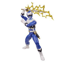 Power Rangers Lightning Collection Lost Galaxy Blue Ranger figure for display and imaginative play