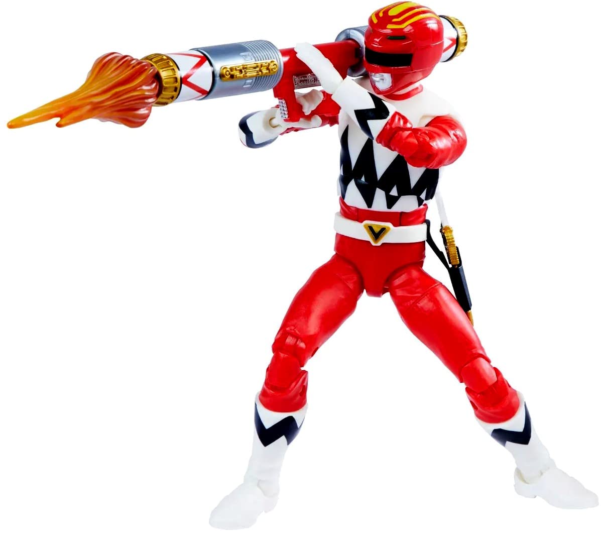 Power Rangers Lightning Collection Lost Galaxy Red Ranger figure, premium display piece for collectors.