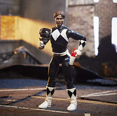Power Rangers Lightning Collection Black Ranger premium paint details on armor
