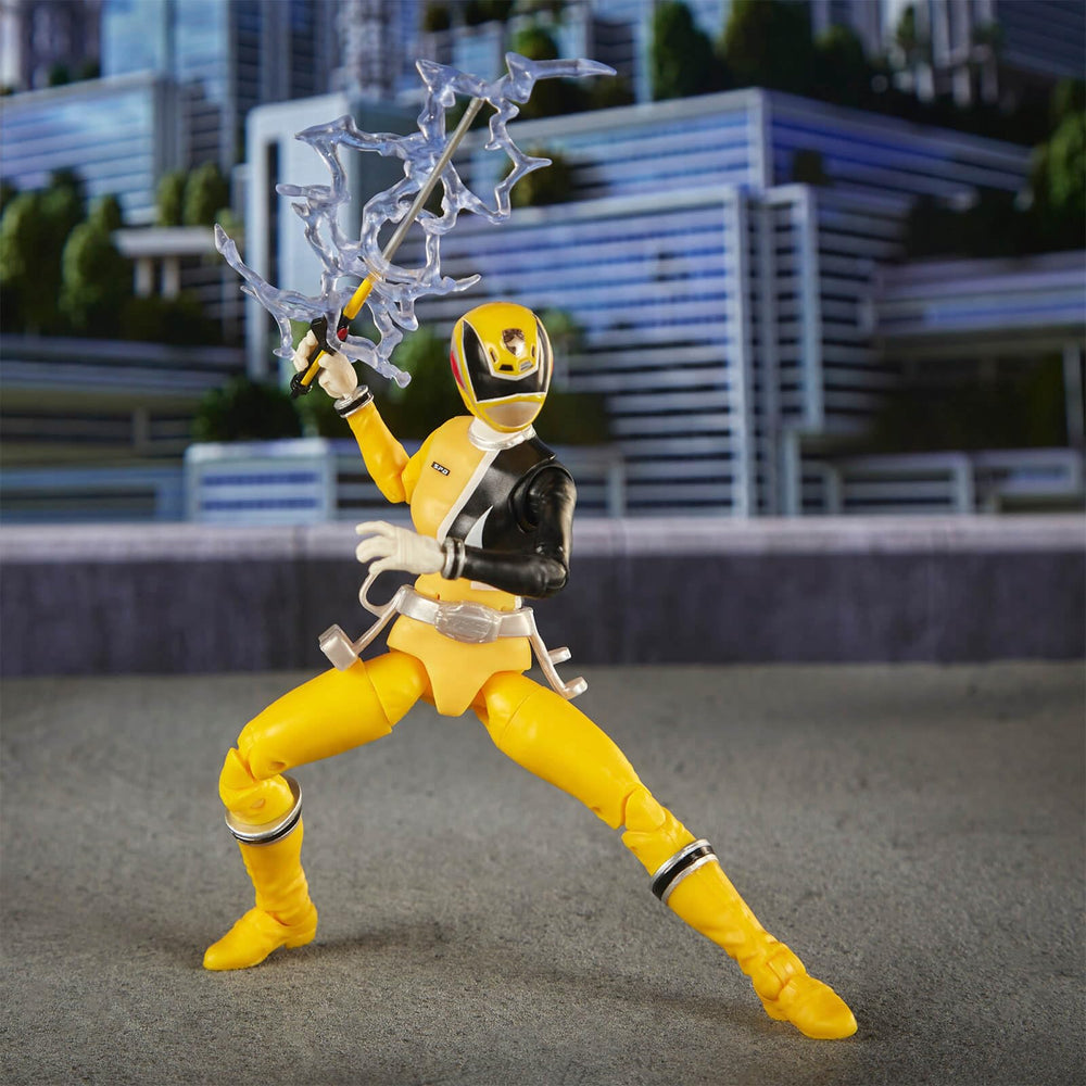 Power Rangers Lightning Collection S.P.D. Yellow Ranger packaging image shows authentic brand presentation.