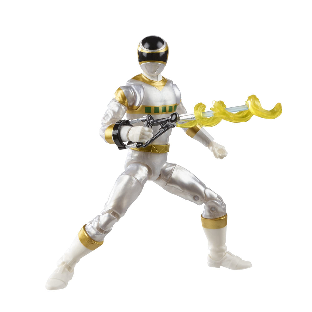 Power Rangers Space Silver Ranger blast effect piece enhances diorama scenes.