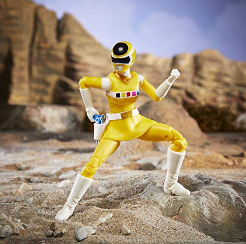 Power Rangers Lightning Collection Space Yellow Ranger blast effect for dynamic battle scenes.