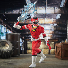 Power Rangers Turbo Red Ranger figure at 6-inch scale for collection