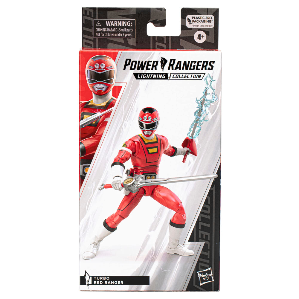 Power Rangers Turbo Red Ranger figure helmeted head for authentic display