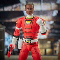 Power Rangers Turbo Red Ranger figure unhelmeted head for varied display