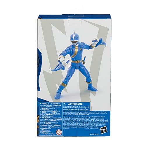Power Rangers Lightning Collection Wild Force Blue Ranger blue shark fins for dynamic poses
