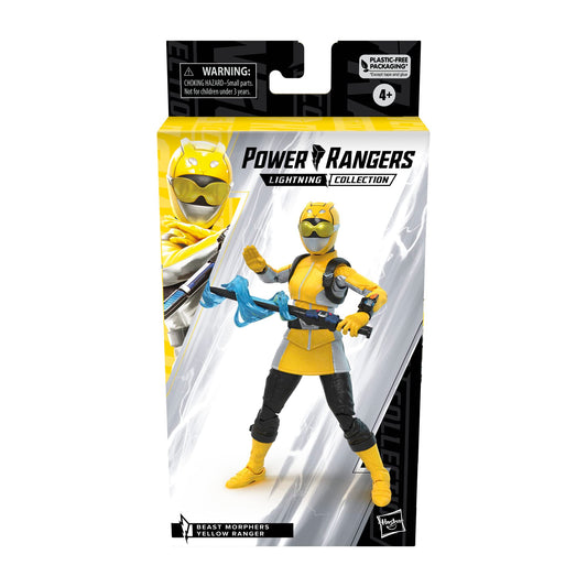 Power Rangers Lightning Collection Yellow Ranger 6-inch articulation for dynamic posing