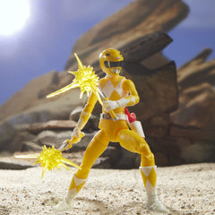 Power Rangers Yellow Ranger display ready figure with premium paint detail