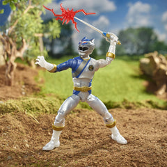Swappable helmeted and non-helmet heads for in-show and casual display.