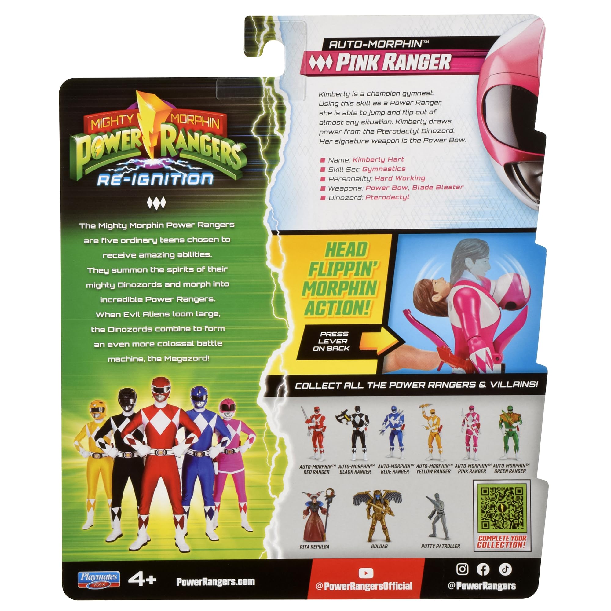 Power Rangers Mighty Morphin Re-Ignition classic design brings nostalgic charm for fans.