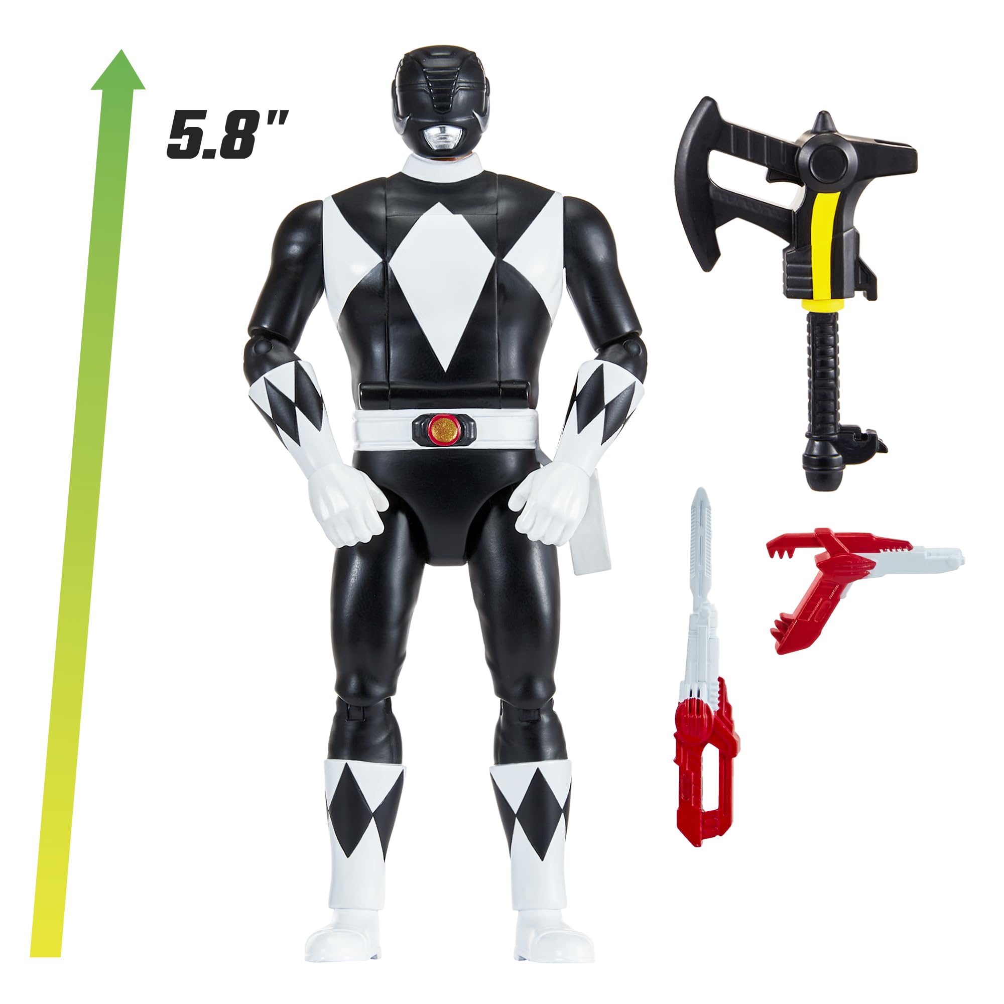 Power Rangers Mighty Morphin Re-Ignition Blade Blaster assembled with blades and blaster forms