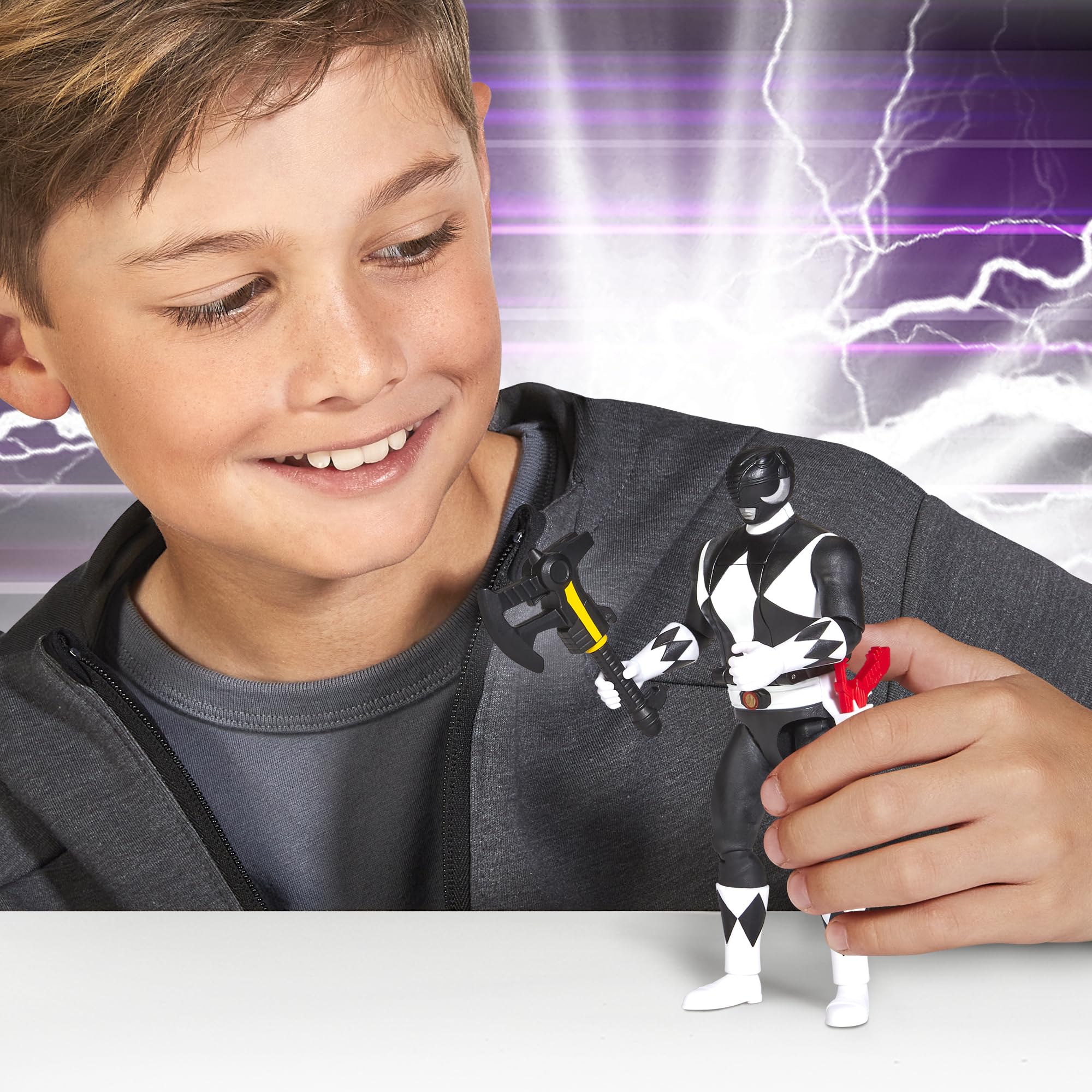 Power Rangers Mighty Morphin Re-Ignition Blade Blaster blade mode with realistic detail