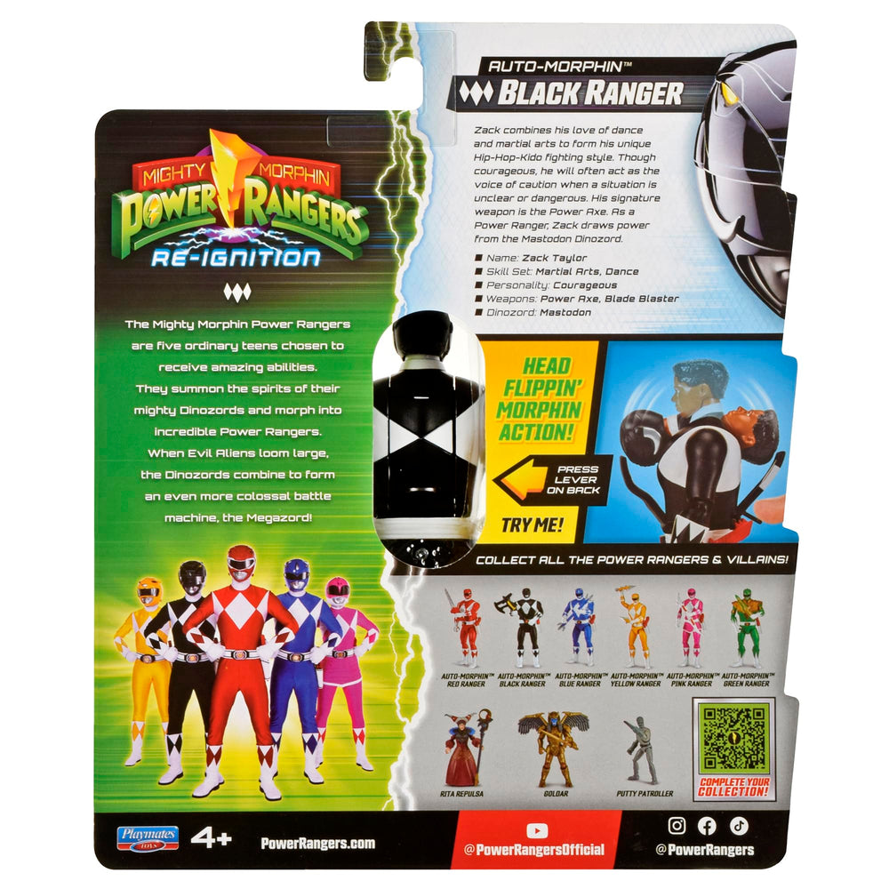 Power Rangers Mighty Morphin Re-Ignition collect them all with Playmates figures