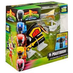 Collectible Power Rangers display friendly packaging and branding