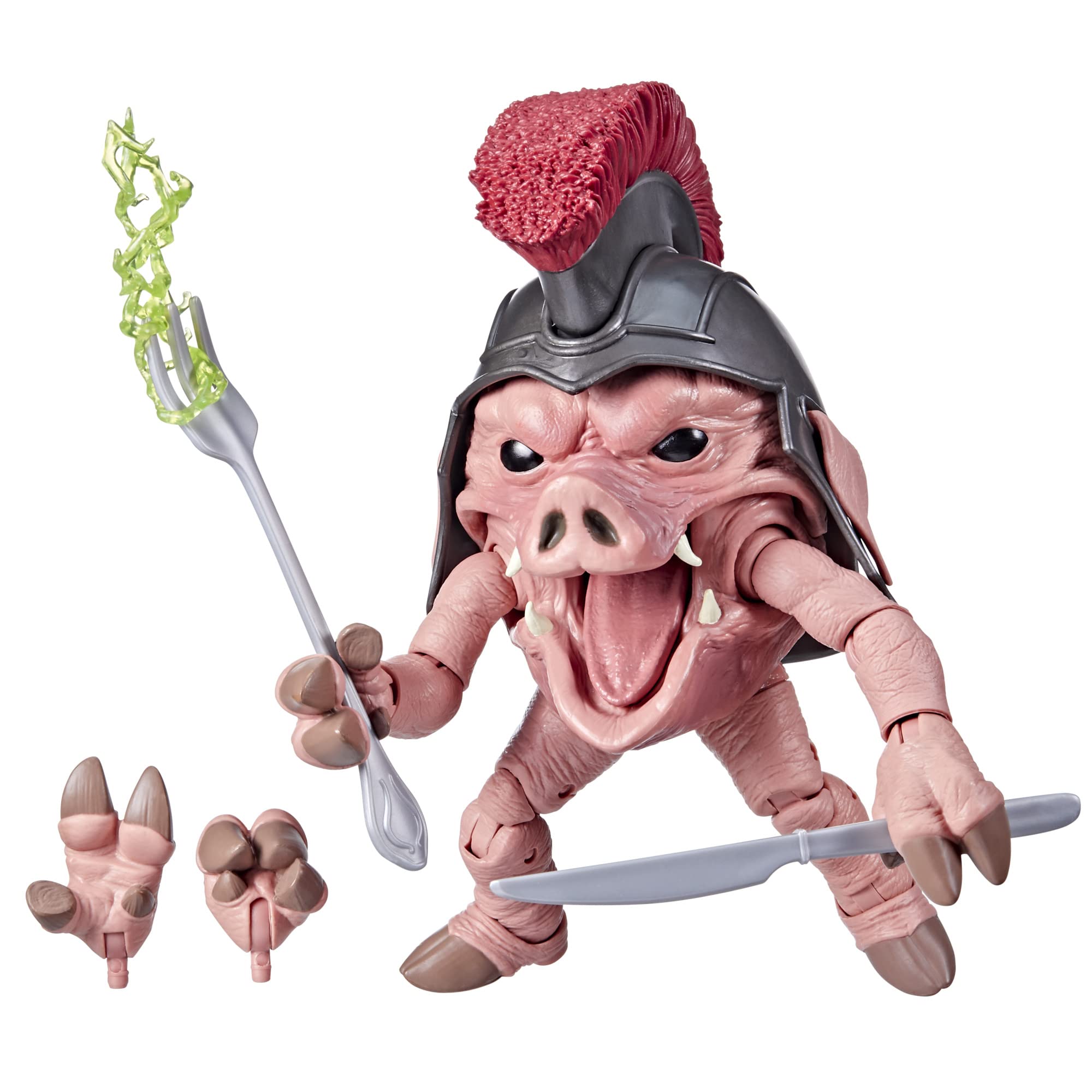 Power Rangers Pudgy Pig figure front view for dynamic display and collection.