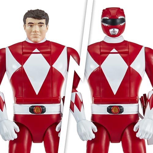 Power Rangers Red Ranger with Power Sword for action-ready display.