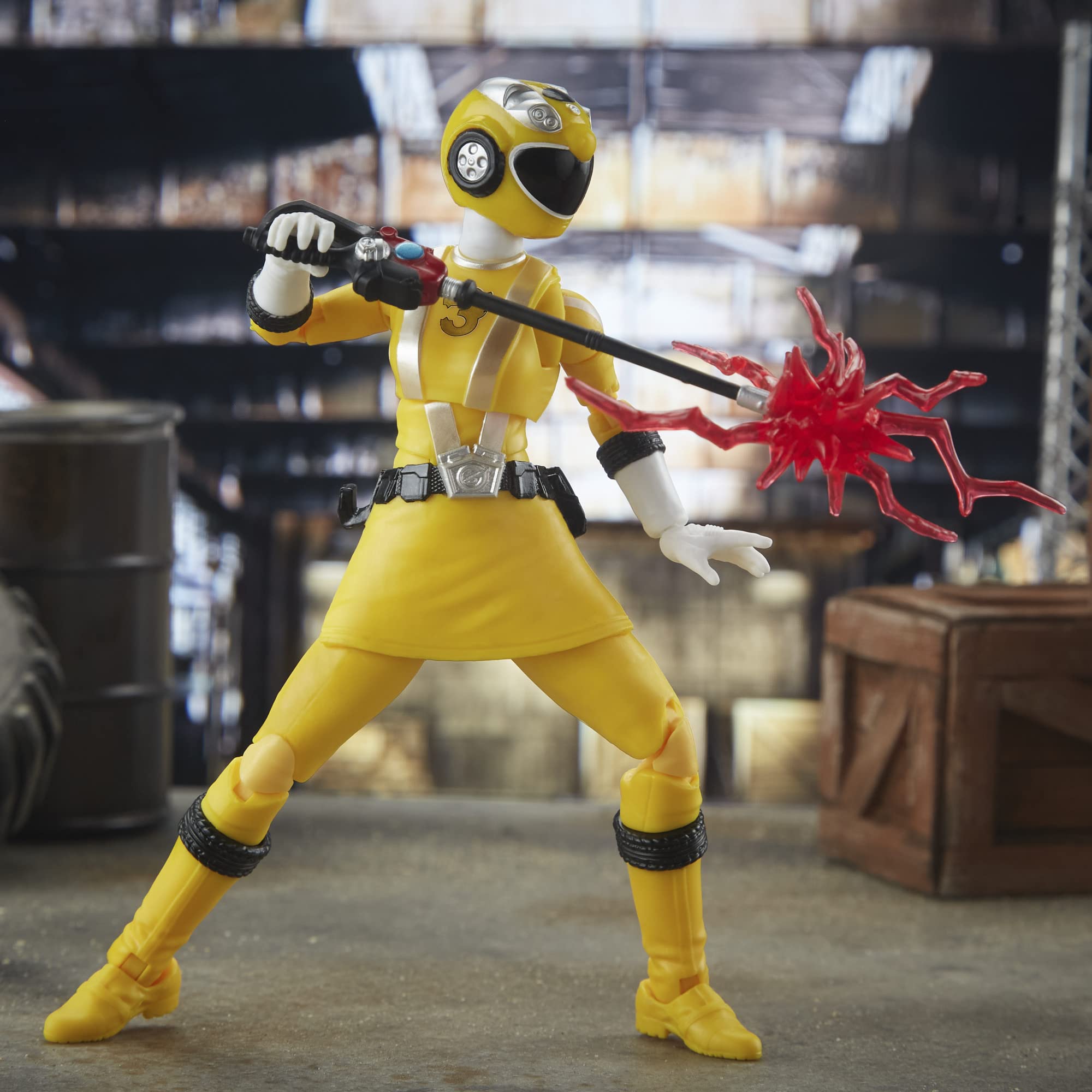 RPM Yellow Ranger packaging showcases collectible presentation