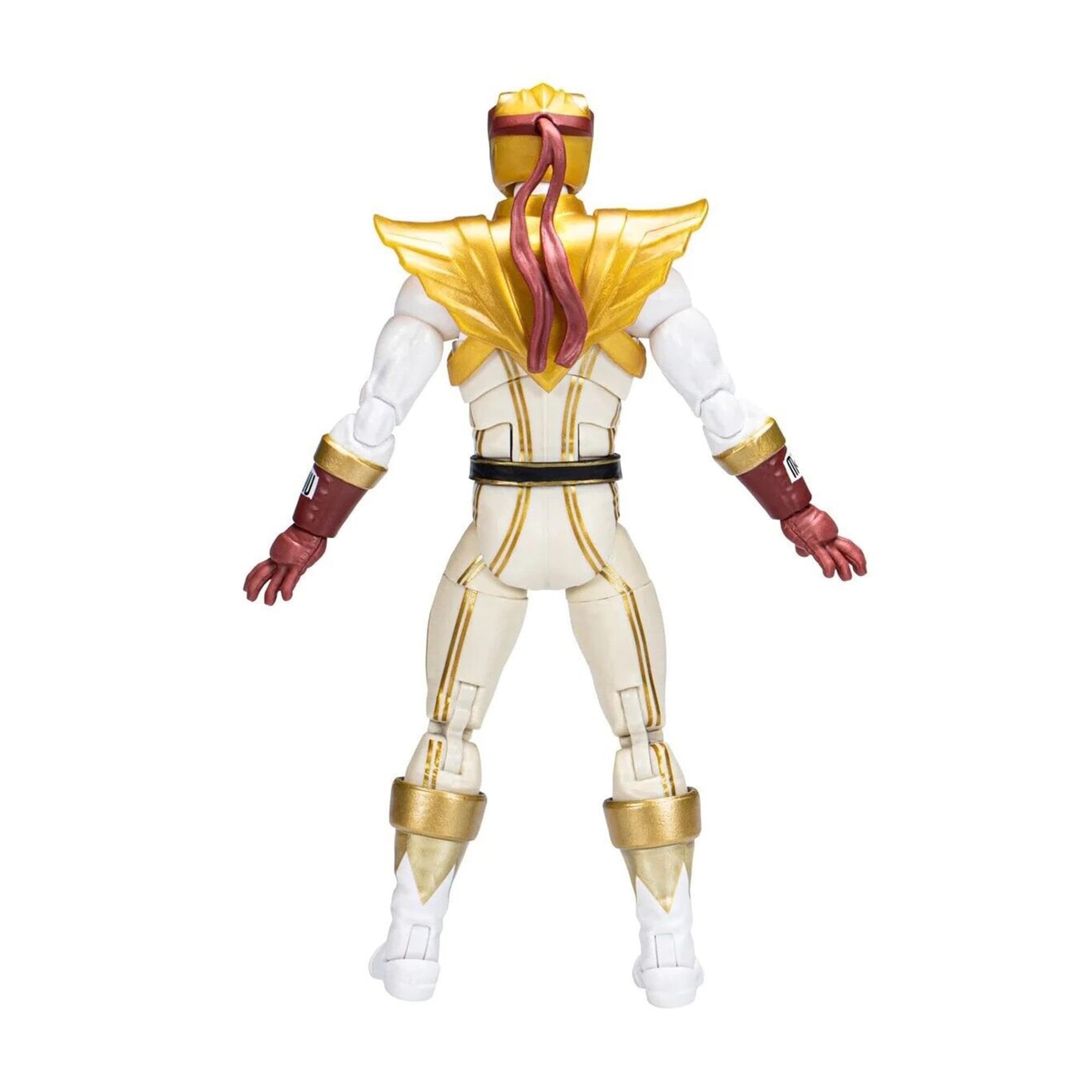 Power Rangers Ryu crimson hawk blast effects enhance display scenes.