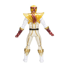 Power Rangers Ryu crimson hawk blast effects enhance display scenes.