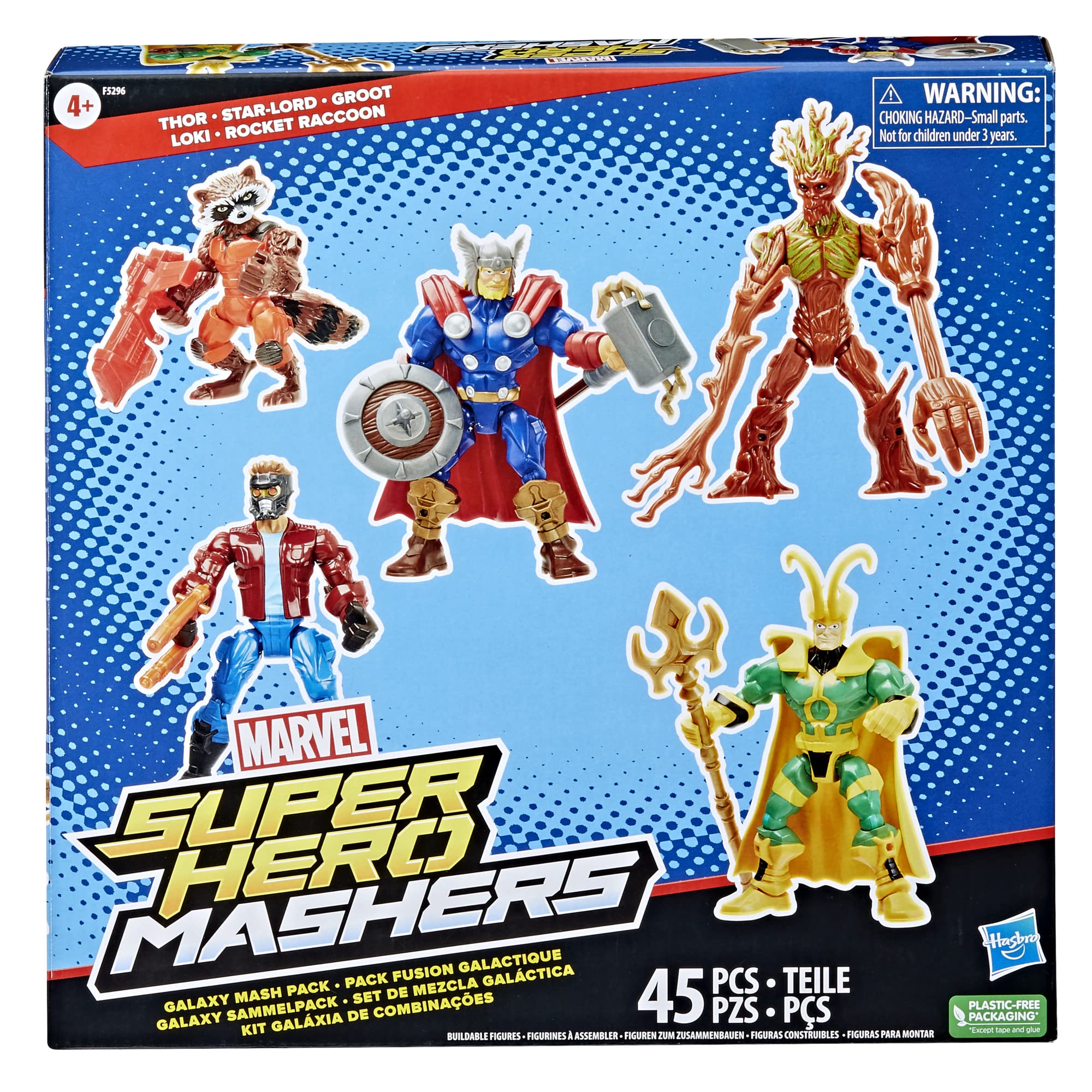 Power Rangers Star-Lord figure front ready for space adventures