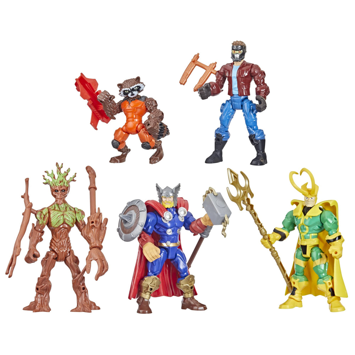 Power Rangers Thor figure front pose for imaginative battles