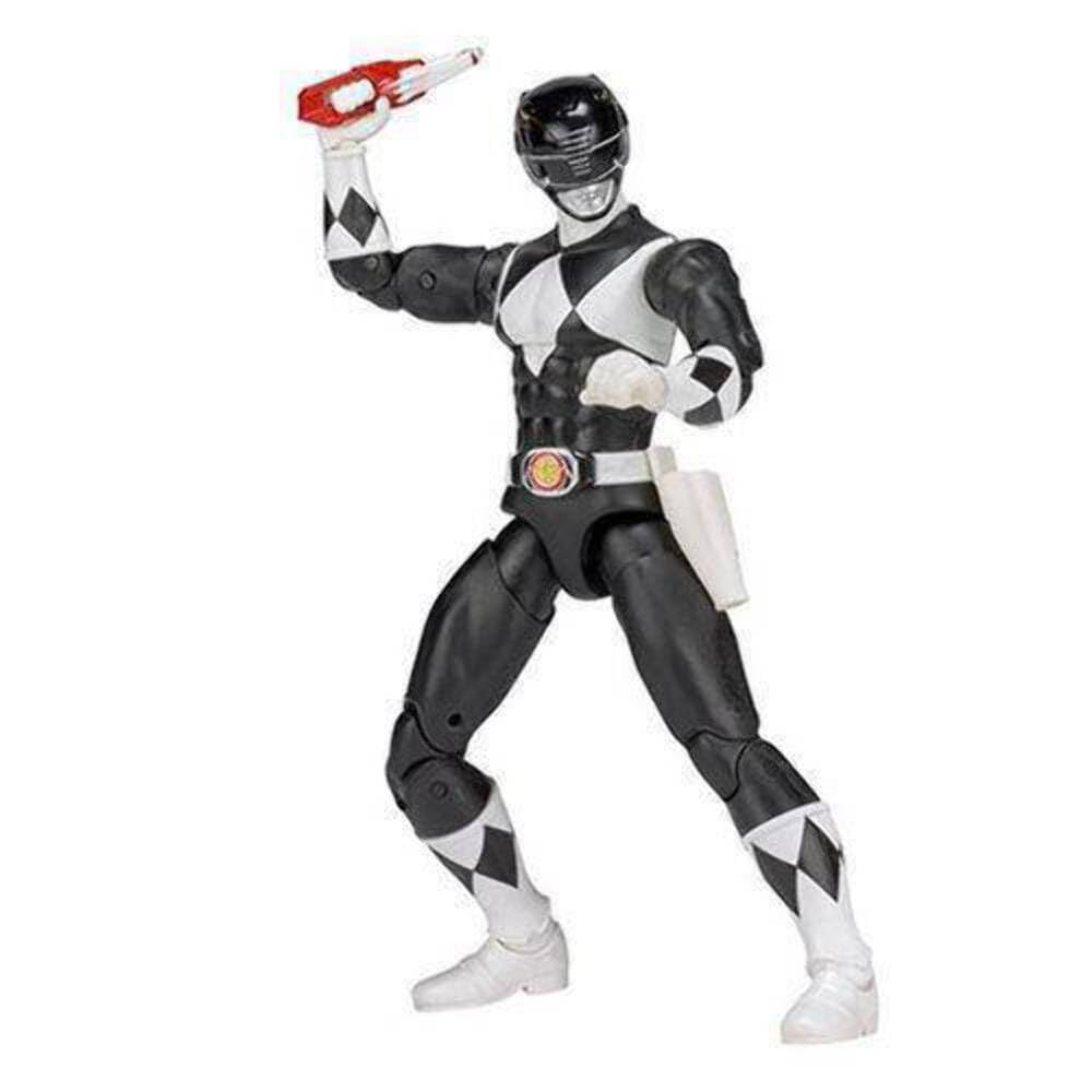 Power Rangers White Ranger figure highlights 21 articulation points for dynamic posing.