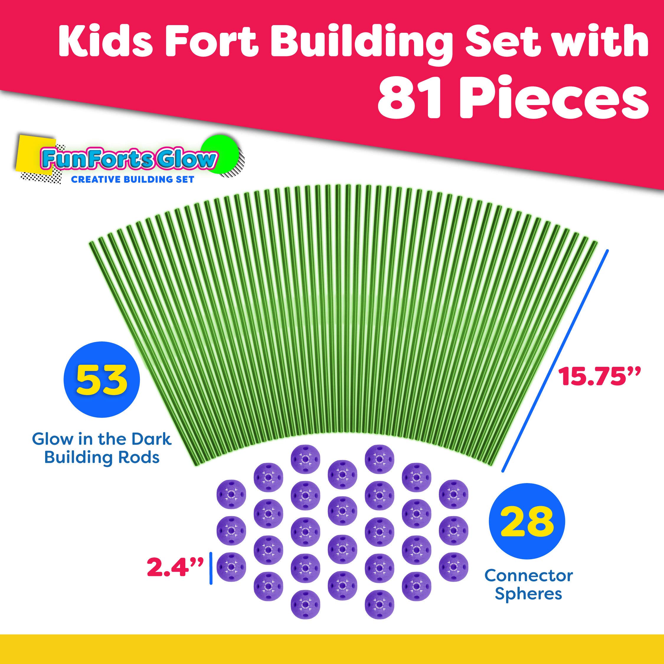 Outdoor backyard play with the Power Your Fun Fun Forts kit