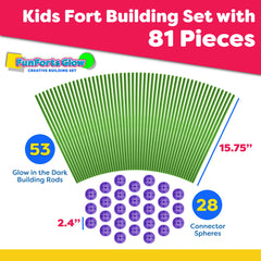 Outdoor backyard play with the Power Your Fun Fun Forts kit