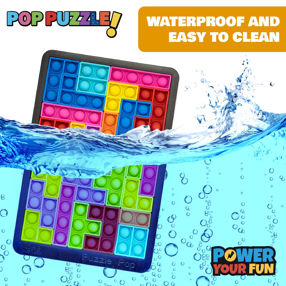 Power Your Fun popper board engages friends in a quick multiplayer puzzle session