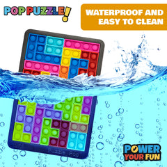 Power Your Fun popper board engages friends in a quick multiplayer puzzle session
