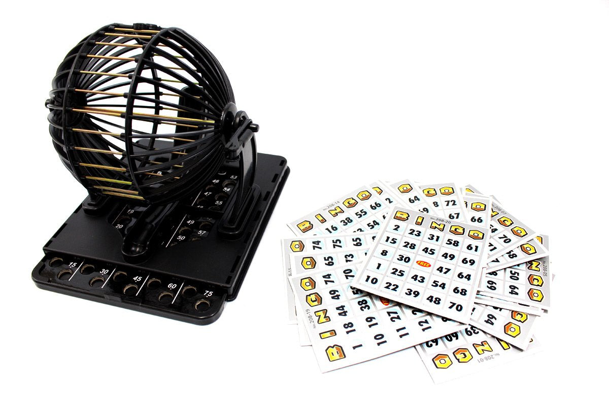PowerTRC Bingo balls are clear for quick, readable draws.