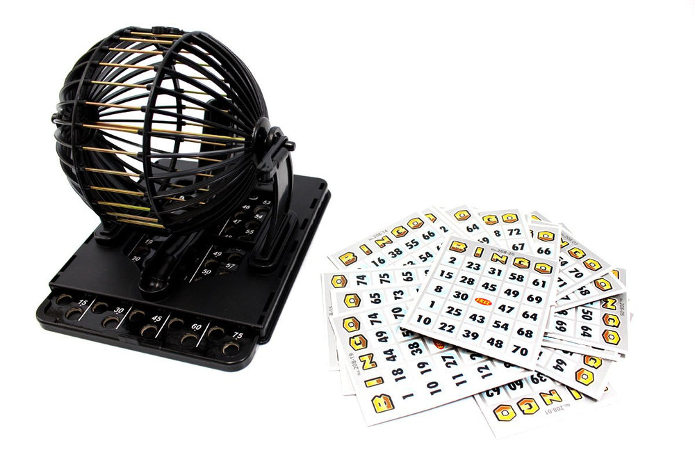 PowerTRC Bingo balls are clear for quick, readable draws.