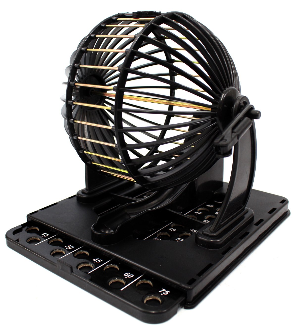 PowerTRC Bingo Cage rolling mechanism enables smooth number draws during play.