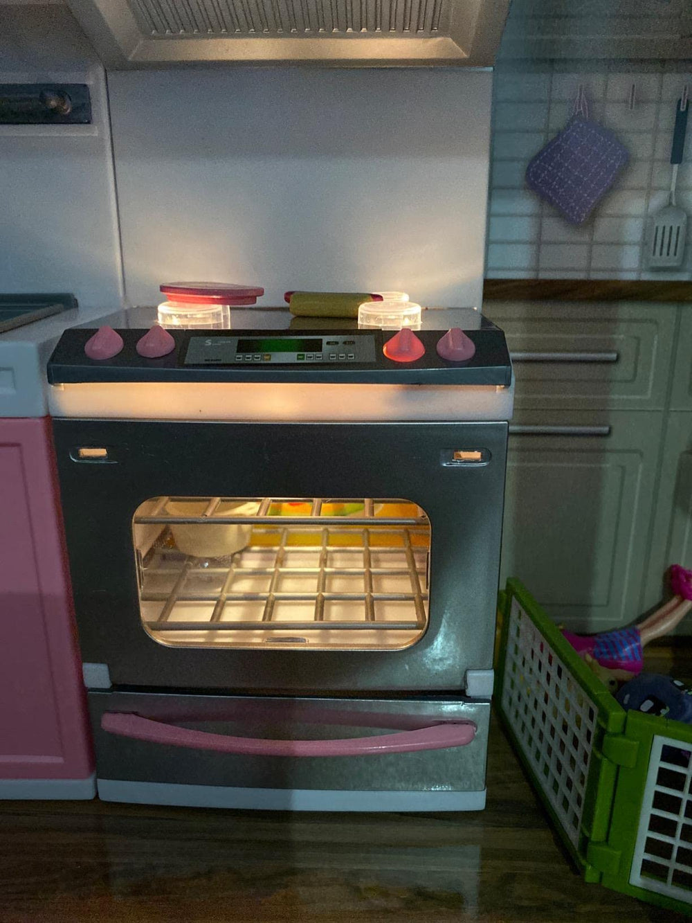 PowerTRC Doll Kitchen Play Set includes foods for imaginative meal times.