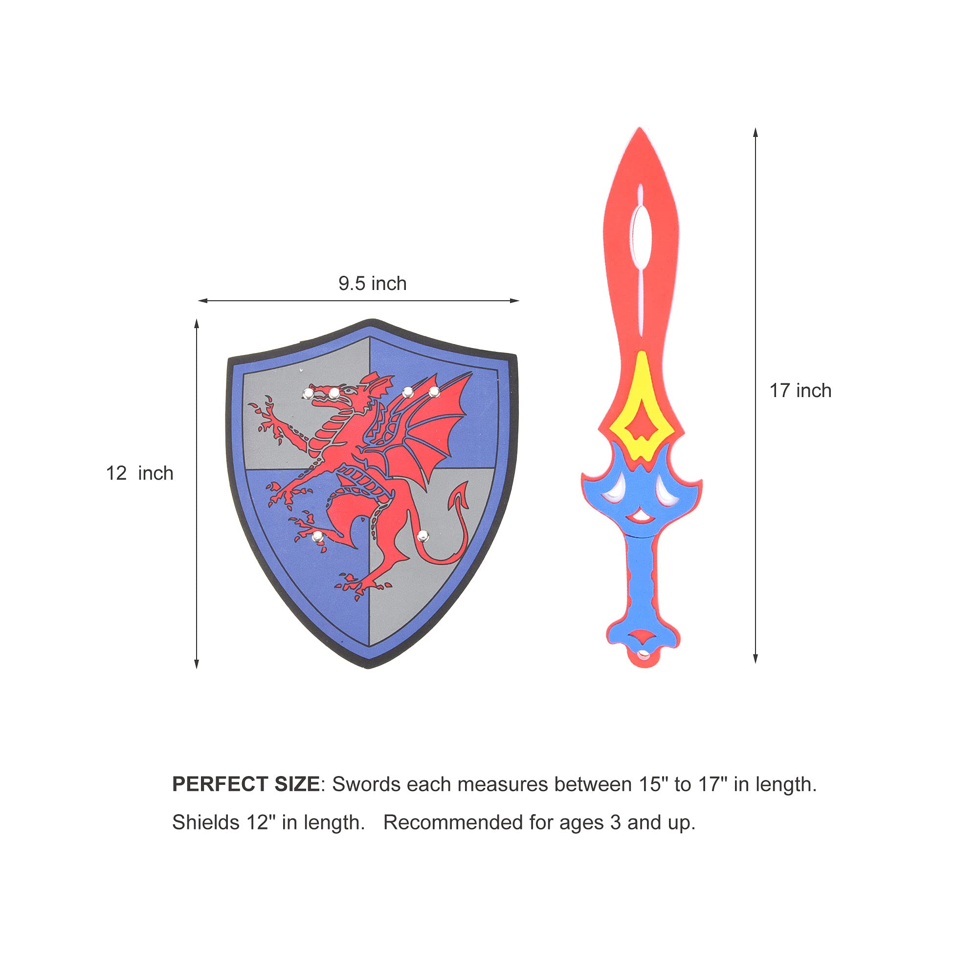 PowerTRC foam sword design 4 – multicolor blade sparks creative storytelling